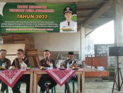 Rapat Minggon Desa Jayamulya dan Persiapan Menyambut HUT RI Ke 77 Tahun