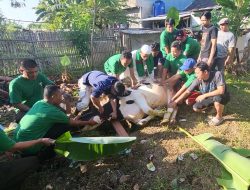 Lapas Kelas IIA Cikarang Lakukan Penyembelihan Hewan Qurban Hari Raya Idul Adha 1443 H