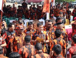 PAC Pemuda Pancasila Cikarang Utara Lantik 11 Ranting dan Santuni Anak Yatim