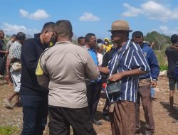 DPW PUSBAKUM SAW NTT Bersama Penyidikan Kepolisian dan BPN/ATR Ukur Ulang Tanah di Fatukoa