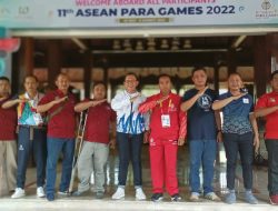 KETUA NPCI KABUPATEN BEKASI APRESIASI SUTARNO Atlit NPCI Kabupaten Bekasi Meraih Medali Emas Di APG Solo