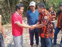 Aksi Sosial, PAC PP Cibarusah Bantu Ringankan Beban Korban Kebakaran