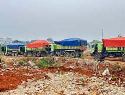 Perselisihan Jual Beli Tanah Urugan, Puluhan Truck Tertahan di Lokasi Penggalian