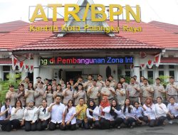 BPN Palangka Raya Capai Target 100%, Kinerja Gemilang, Sengketa Tanah Mereda