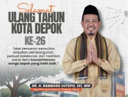 Anggota DPRD kota depok HBS menyampaikan 3 hal penting refleksi tajam di momen HUT ke 26 kota Depok