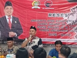 Anggota DPRD Fraksi PDI Perjuangan Kabupaten Bekasi, Usup Supriatna Serap Aspirasi Masyarakat di Dapilnya